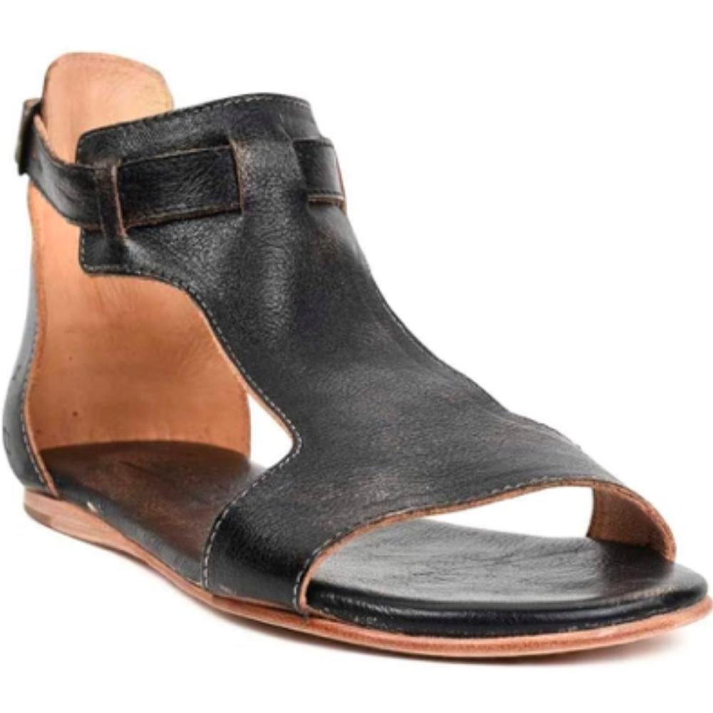 Bed Stu Sable Sandals Black Handwash